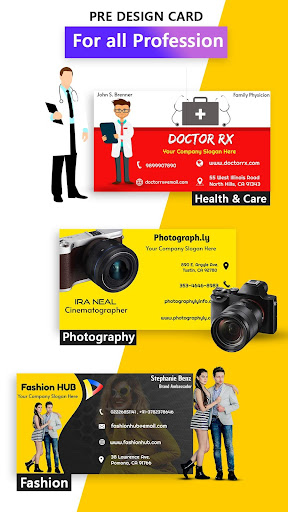 Digital Business Card Maker ekran görüntüsü