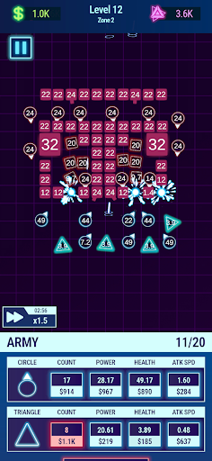 The Pulsar: idle army defense ekran görüntüsü