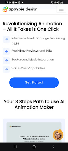 AI Animation Generator ekran görüntüsü