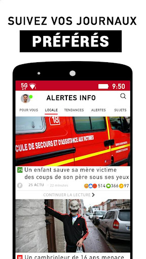Alertes info France ekran görüntüsü