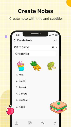 Notes, Easy Notebook ekran görüntüsü