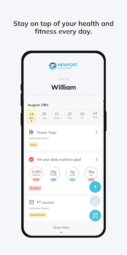 NewportSwimFit ekran görüntüsü