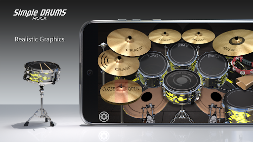 Simple Drums Rock - Drum Set ekran görüntüsü