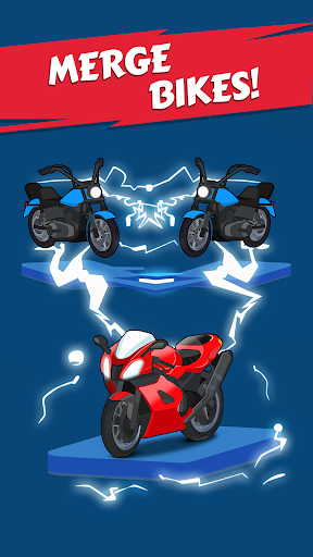 Merge Bike game Idle Tycoon ekran görüntüsü