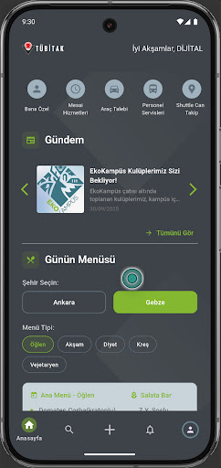Kampüs Mobil ekran görüntüsü
