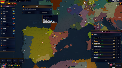 Age of History II Europe ekran görüntüsü