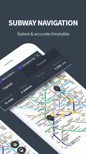 Subway Korea(route navigation) ekran görüntüsü