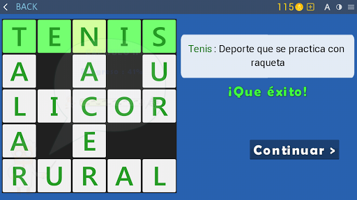 Crosswords Spanish crucigramas ekran görüntüsü