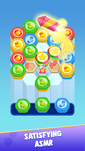 Hexa Fruzzle: Stack Sort ekran görüntüsü