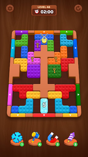 Color Block Puzzle: 3D Jam ekran görüntüsü