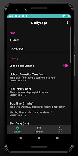 NotifyEdge - Edge Lighting ekran görüntüsü