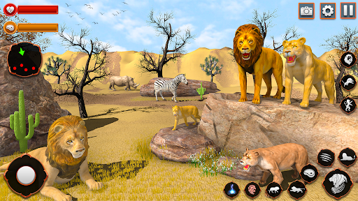 Animal Games Lion Simulator ekran görüntüsü