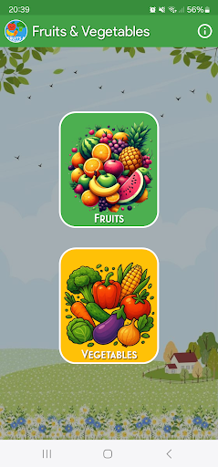 Fruits and Vegetables ekran görüntüsü