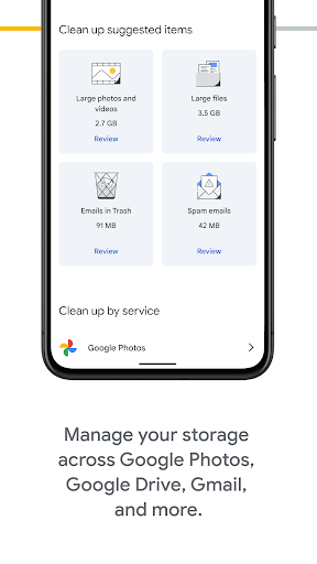 Google One ekran görüntüsü