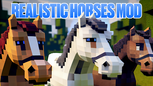 Realistic Horses Mod SWEM MCPE ekran görüntüsü
