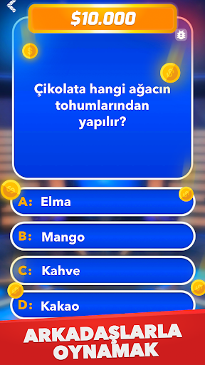 Milyoner - Türkçe Test Oyunu ekran görüntüsü