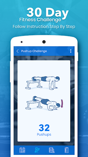 30 Day Fitness Challenge - Hom ekran görüntüsü