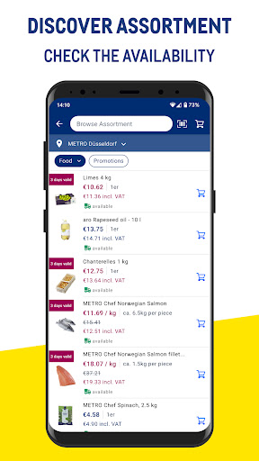 METRO Companion App ekran görüntüsü