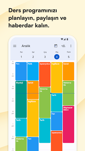 Okul Planlayıcı: Ders Programı ekran görüntüsü