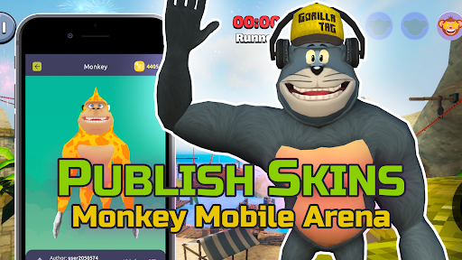 Gorilla Skins for Monkey Arena ekran görüntüsü