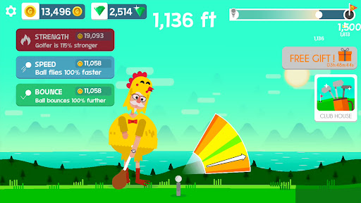 Golf Orbit: Tek atış Golf Game ekran görüntüsü