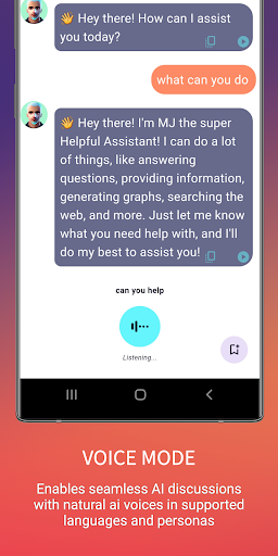 MJ - Smarter AI Chatbot ekran görüntüsü