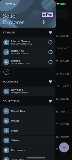 Solid Explorer File Manager ekran görüntüsü