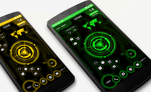 Futuristic UI Launcher ekran görüntüsü