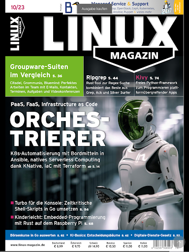 Linux Magazin ekran görüntüsü