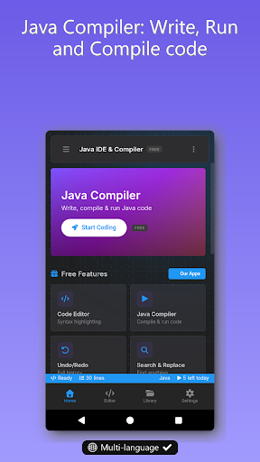 Java IDE & Compiler ekran görüntüsü