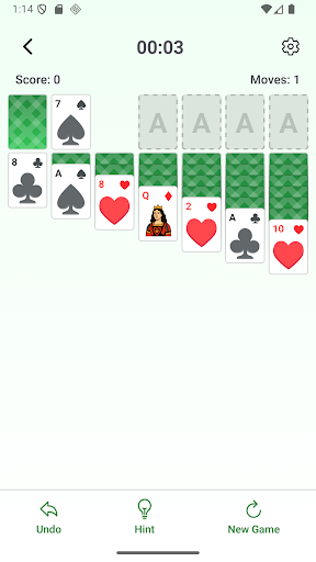 Solitaire Klondike by Evsi ekran görüntüsü