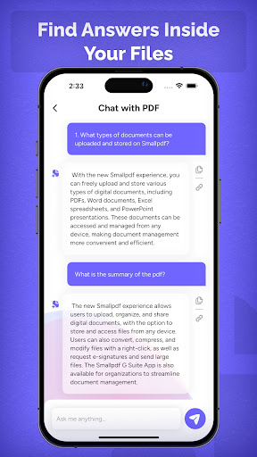 AI chat PDF - PDF Reader ekran görüntüsü