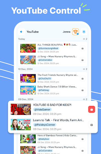 KidsNanny Parental Control App ekran görüntüsü