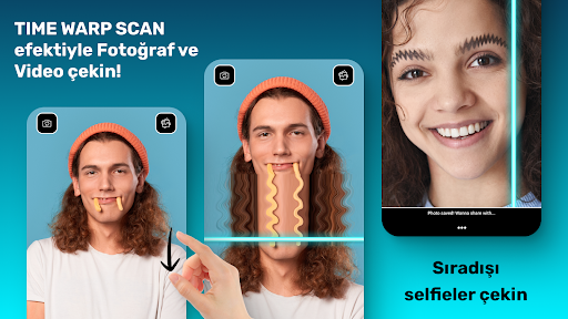 Mavi Çizgi: Face Scanner ekran görüntüsü