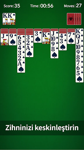 Örümcek Solitaire ekran görüntüsü