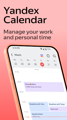 Yandex Calendar ekran görüntüsü