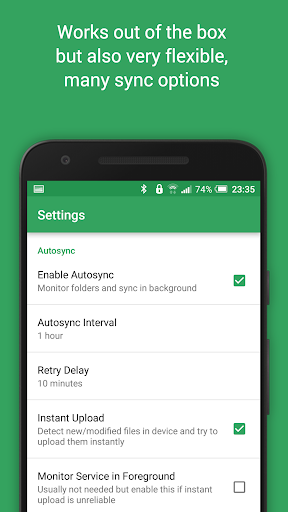 Autosync for Google Drive ekran görüntüsü