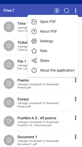 Mini Pdf Reader & Viewer ekran görüntüsü