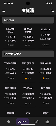 Aydın Kuyumculuk ekran görüntüsü