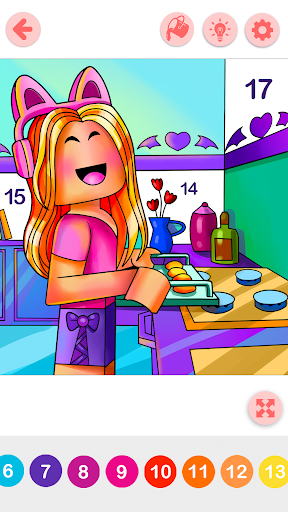 Blox World Coloring Book ekran görüntüsü