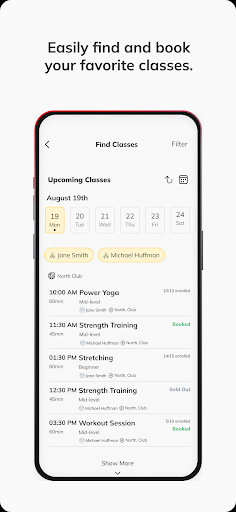 River Valley Fitness App ekran görüntüsü