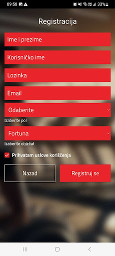 Fortuna GYM ekran görüntüsü