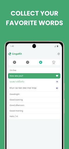 Learn Thai - Lingokit ekran görüntüsü