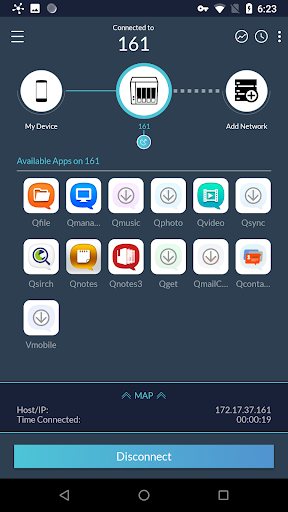 QVPN ekran görüntüsü