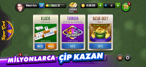 Çanak Okey Plus - Eşli & Canlı ekran görüntüsü