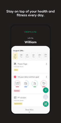 Domain Fitness and Performance ekran görüntüsü