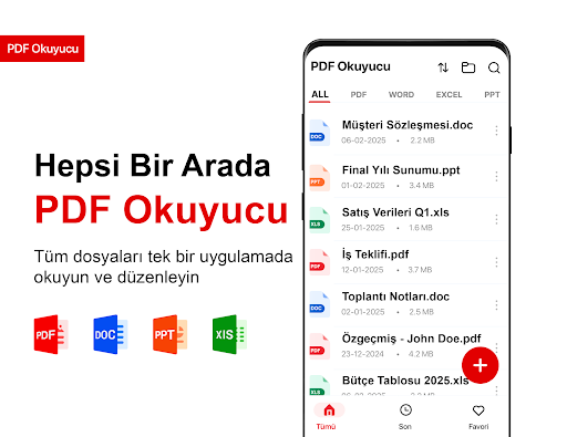 PDF Okuyucu - PDF uygulaması ekran görüntüsü