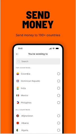 Ria Money Transfer ekran görüntüsü