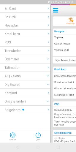 Enpara Bank Şirketim Cep Şube ekran görüntüsü