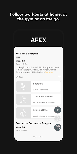 APEX GYM ekran görüntüsü